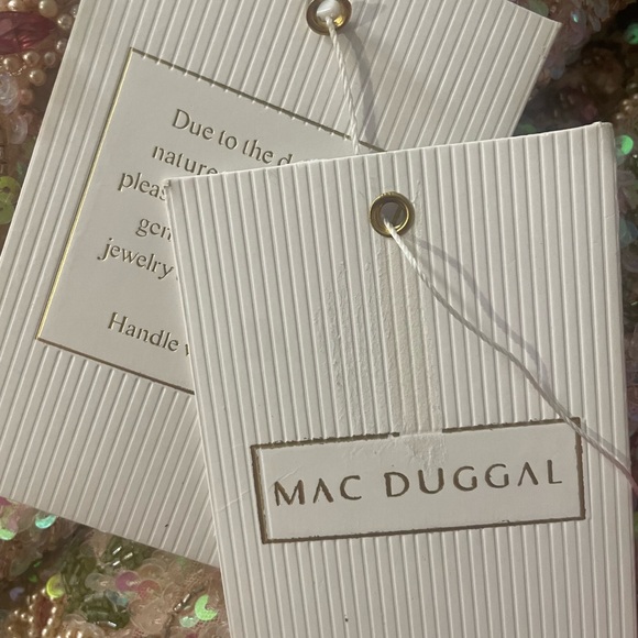 Mac Duggal Gold Sequin Slip Maxi Dress - Picture 7 of 7